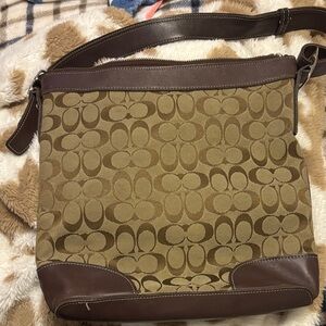 Stylish Brown Coach Crossbody Bag